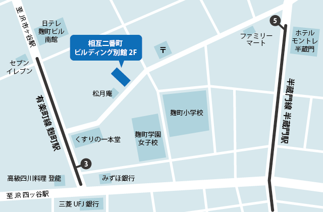 東京本社地図